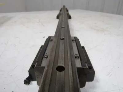 THK SABRE 1000CNC HSR35 Linear Slide, 1 Rail & 3 Blocks 83-3/8" O.A.