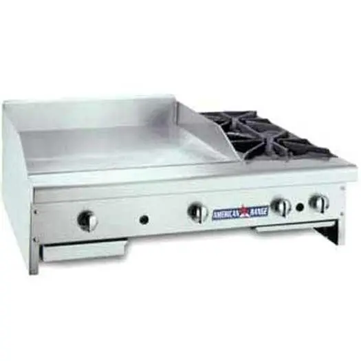 American Range 36" Griddle/Hotplate Combo Countertop Gas