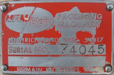 Used ELGIN E Tube Fillers Illinois US | Aaron Equipment #1515469