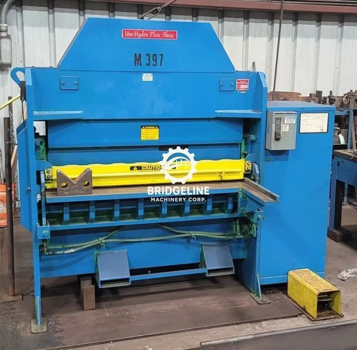 Used UNI-HYDRO 2551 Power Squaring Shears (Inch) Illinois US | Bridgeline Machinery Corp. #1459624