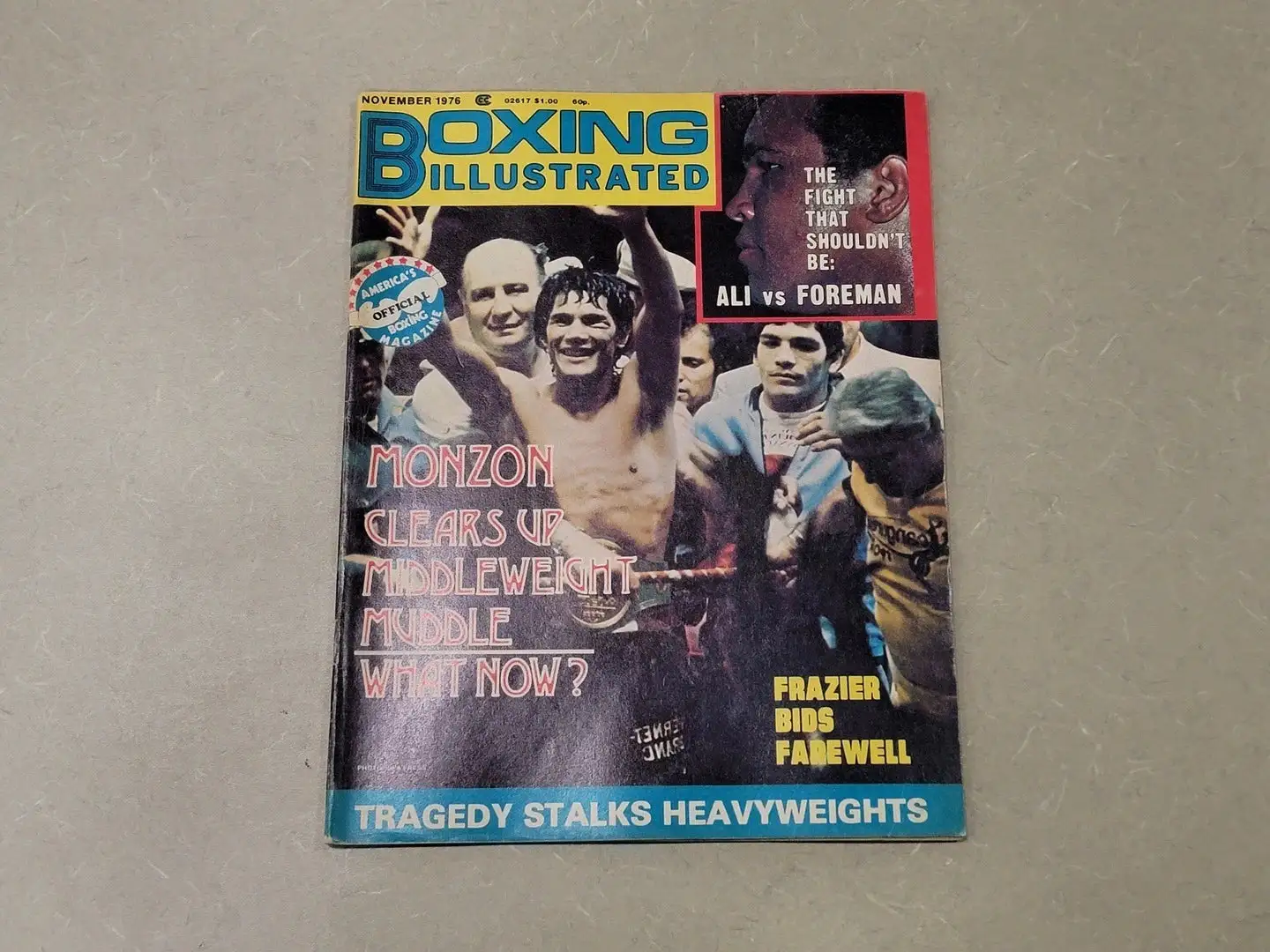 USED BOXING NOVEMBER 1976