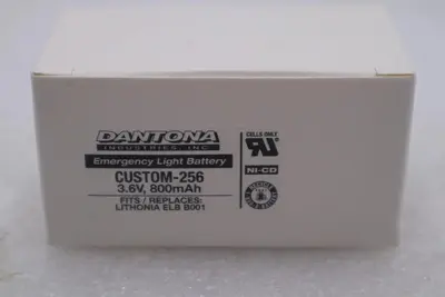 Lithonia ELB B001 Emergency Lighting Battery [CUSTOM-256] LOT OF 4 - STOCK B-562