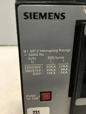 USED SIEMENS ED63B050