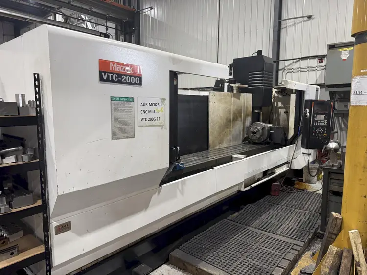 Used 2011 MAZAK VTC-200G-II Vertical Machining Centers Michigan US | Tramar Industries #685249