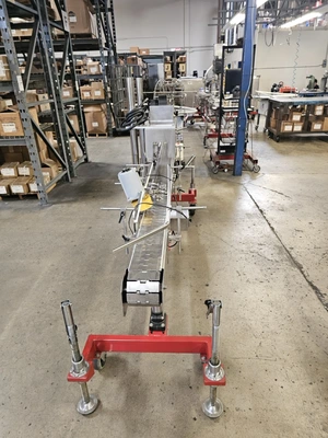 USED 1900 ACCUTEK/CHADAM 2 HEAD GRAVITY FILLER