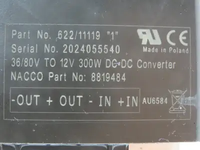 Sevcon 622/11119 Power Converter 36/88VDC To 12VDC Off Hyster E80XN
