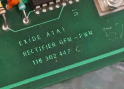 NEW EXIDE A1A1 RECTIFIER GFM-PWW 118-302-447-C CIRCUIT BOARD 118302447C