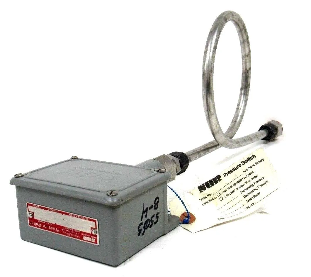 NEW SOR 6NN-K3-M4-C2A-RRX PRESSURE SWITCH 6NNK3M4C2ARRX