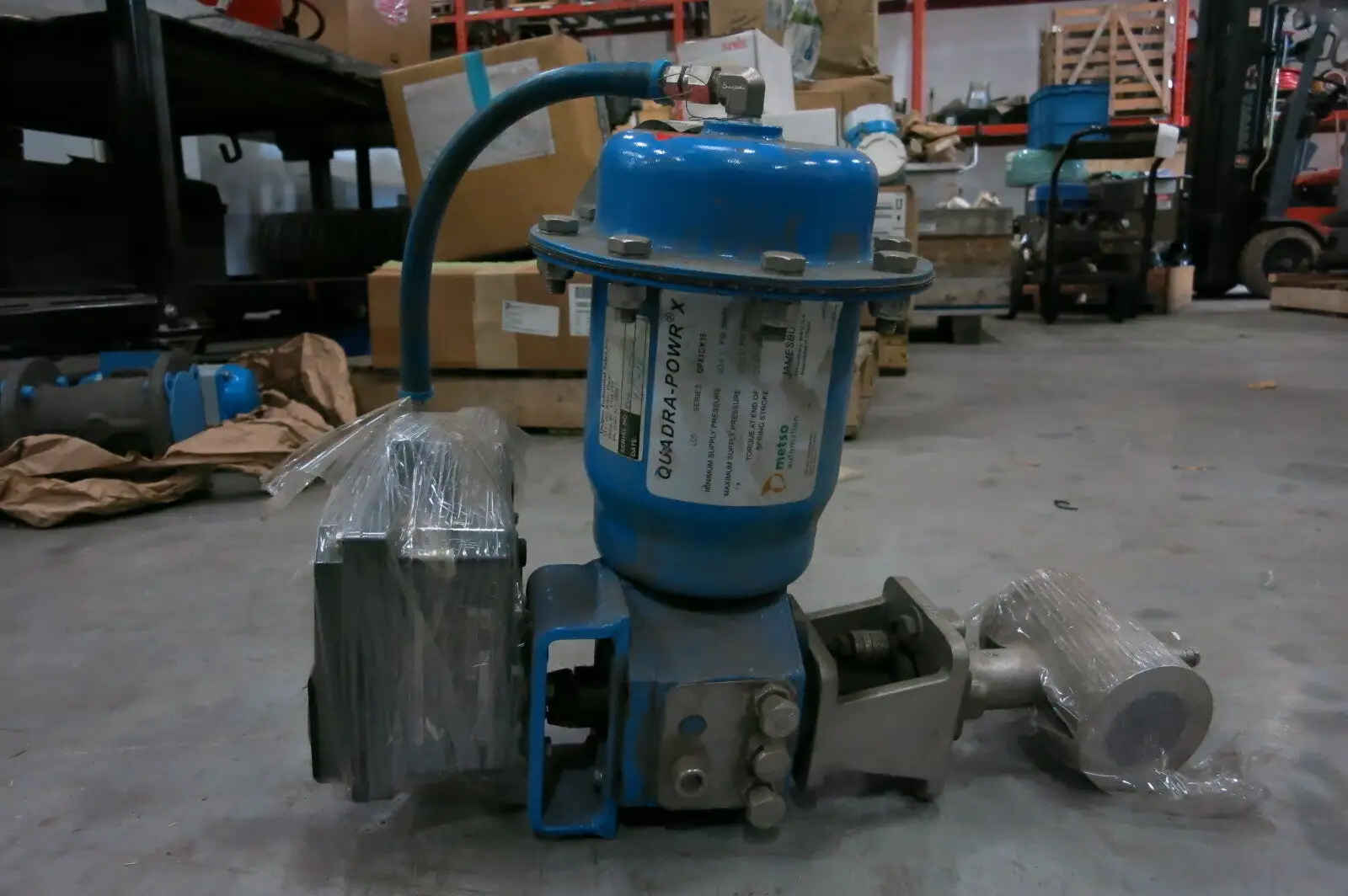 Spring-Diaphragm Actuator QPX1C w/ Ball Valve & Pneumatic Positioner