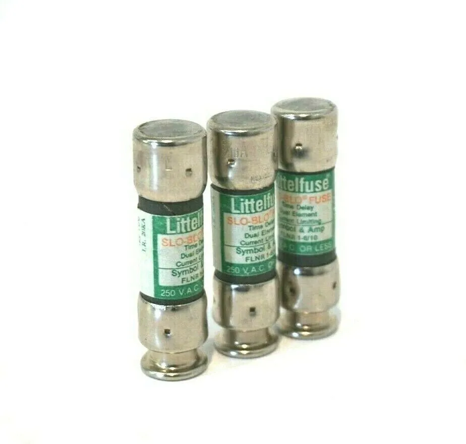 3 NEW LITTELFUSE FLNR-1-6/10 FUSES FLNR1610