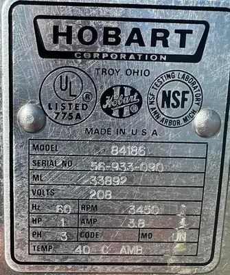 USED HOBART 84186