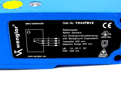 NEW WENGLOR YN44PBV3 REFLEX SENSOR