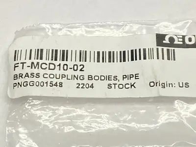NEW OMEGA CHROME PLATED BRASS COUPLING 1/8" FLOW
