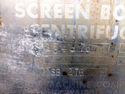 (5) Bird 36 x 72 screen bowl decanter centrifuges, 316SS.