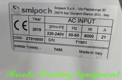USED 2019 SMIPACK FP870A & T450