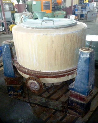 Sangerhausen FZPO 850C perforate basket centrifuge, 316SS.