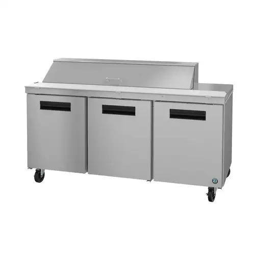 Hoshizaki SR72B-16 72" Steelheart Sandwich/Salad Prep Table w/ Refrigerated Base, 115v