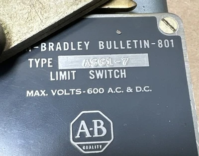 NEW Allen Bradley 801-ASG17