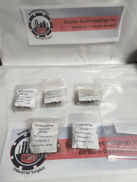 New | in-Stock GARDNER SPRING 36115GS Misc Fasteners Ohio US | Surplus Asset Holdings #1235701