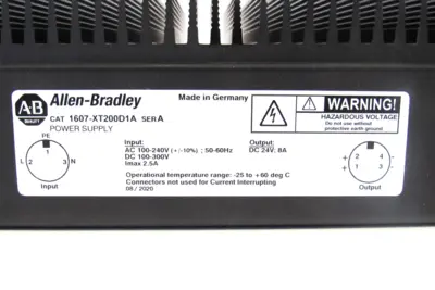 ALLEN BRADLEY 1607-XT200D1A POWER SUPPLY SER.A 1607XT200D1A NEW SURPLUS