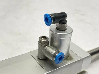 USED FESTO COMPACT PNEUMATIC CYLINDER 20MM BORE 60MM STROKE