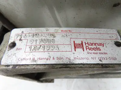 Hannay Reels 716-19-20C SR Retractable Industrial Air Hose Reel 1/2" X 47'