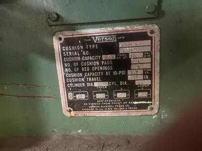 VERSON 7-1/2 OBI Presses-Straight Side S.C. | Asset Exchange Corporation (5)