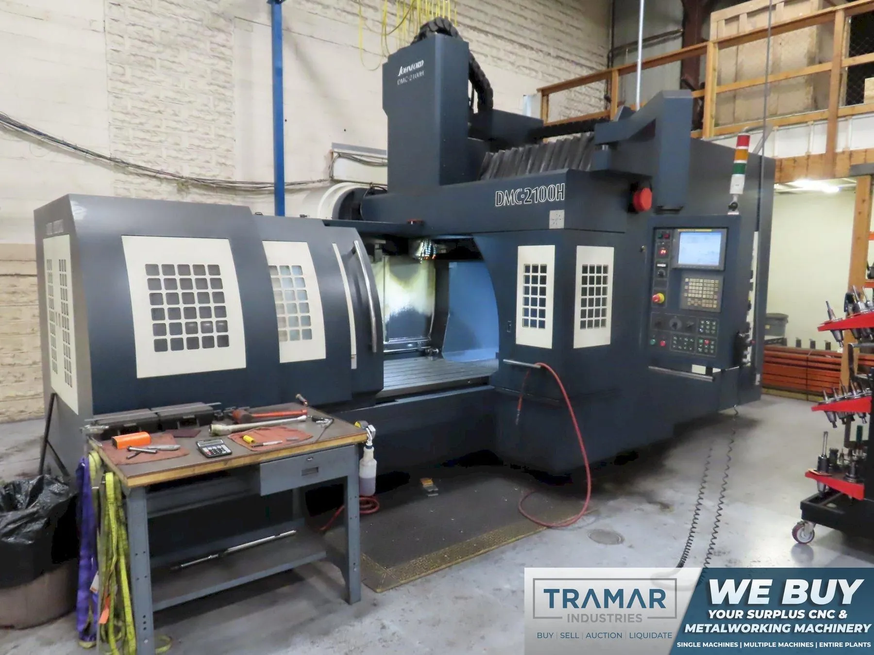 Used 2006 JOHNFORD DMC-2100H Gantry Machining Centers (incld. Bridge & Double Column) Michigan US | Tramar Industries #1543131