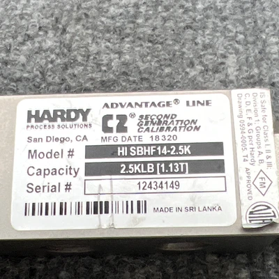Used Hardy Process Solutions HI SBH04-1125 Misc Industrial Equipment California US | Davliegogo LLC #1732473