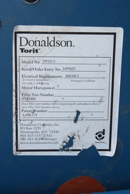 USED TORIT DF02-2