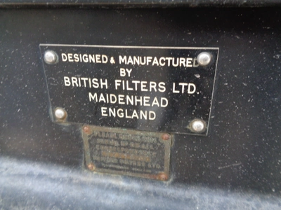 British filter filter Press 390 mm Square 36 plates