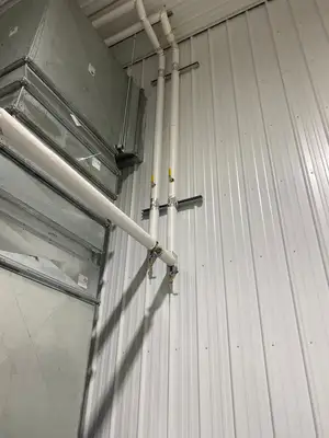 Make-up Air Unit - Heated Fresh Air Intake Duct