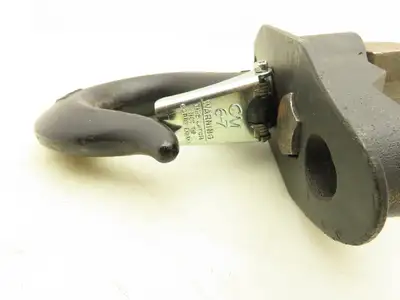CM Lodestar 2 Ton Hoist Upper Rigid Hook Suspension Latch Hook Black 627-710