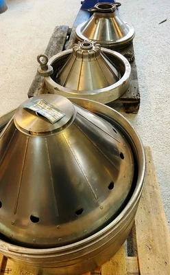 Alfa-Laval SRG 214H-14CH-50 hermetic separator, 316SS.