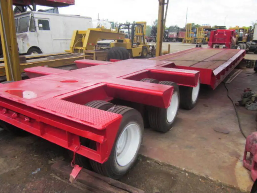 Used TRANSPORT 55 TON DETACHABLE LOWBOY TRAILER Lowboy Trailers Florida US | USA Transequipment #1542486