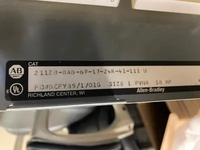 Used ALLEN BRADLEY 2112B-BAB-6F-17-24R-41-111 U Starters | Surplus Asset Holdings #1204444