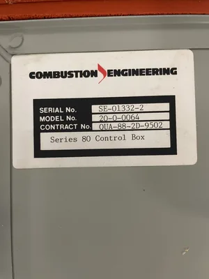Combustion Engineering 20-0-0064 Series 80 Control Box -NIB