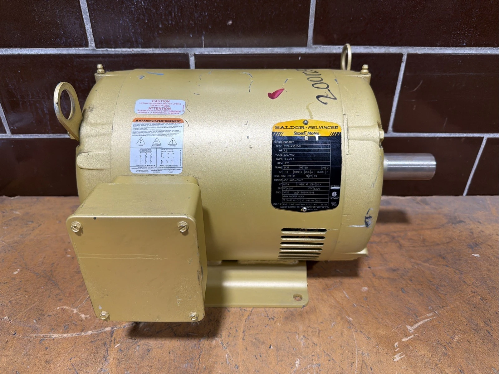 NEW Baldor 37F614S520G1