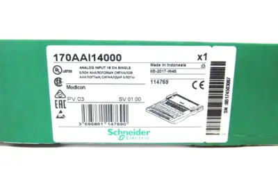 NEW SEALED SCHNEIDER ELECTRIC 170AAI14000 ANALOG INPUT MODULE
