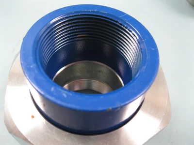 Lot (2) Unbranded CS/SS Union 1-1/2" NPT NEW L15