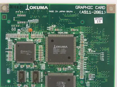 Okuma 1911-2861 PLC Graphic Card Circuit Board Module