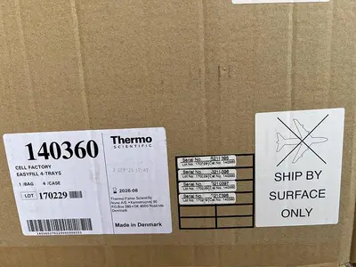 NEW BOX OF 4 - THERMO 140360 NUNC EASYFILL CELL FACTORY SYSTEMS 2528 CM2