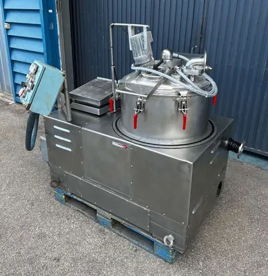 Rousselet Robatel RC-50 VxR ATEX perforate basket centrifuge, 316L SS.