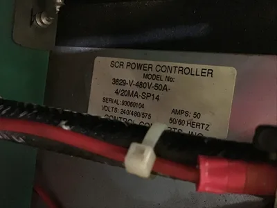 Control Concept 3629 SCR Power Controller 50/60Hz 50Amps 240/480V