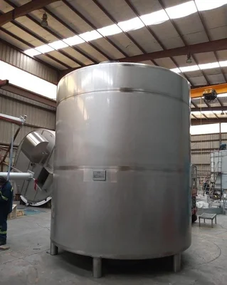 Posses Tank 6000 US Gal Jacketed  With Paddle Mixer # 3032