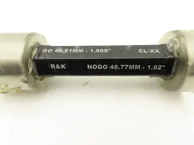 R&K Tool Pin Plug Guage Go 48.51mm Nogo 48.77mm Inspection Tool