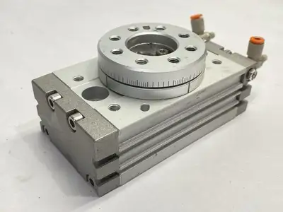 MSQB20A | SMC  Pneumatic Rotary Table 190 Degree Rotation - Used