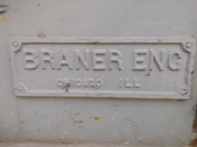6,000 LBS x 42" BRANER POWERED COIL UPENDER FLIPPER: STOCK #22964