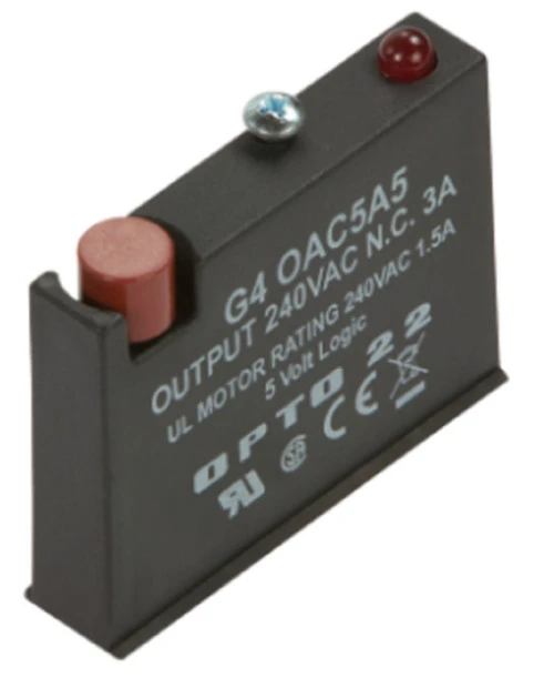 Opto 22 G4OAC5A5 G4 AC Output, 24-280 VAC, 5 VDC Logic, Normally Closed [New]