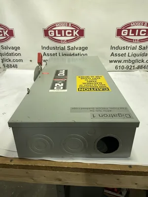 GE TH3364 200A 3 Pole Fusible Safety Disconnect Switch 600VAC 250VDC